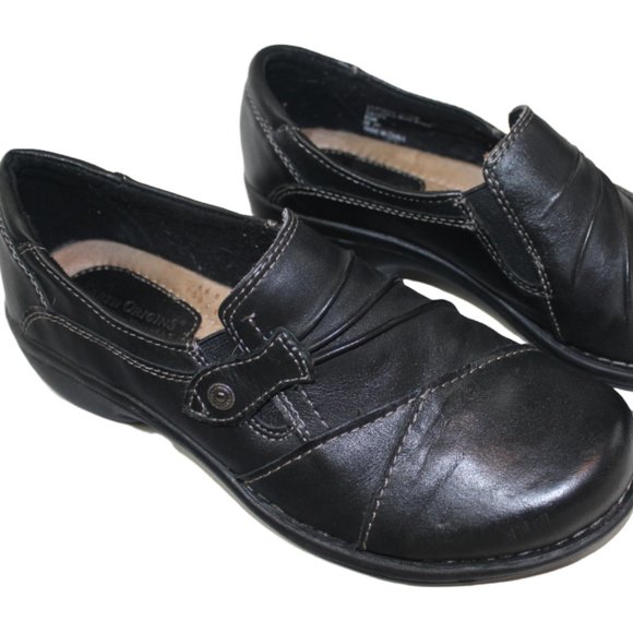 Earth Origins Shoes Earth Origins Gates Black Leather Casual Shoes